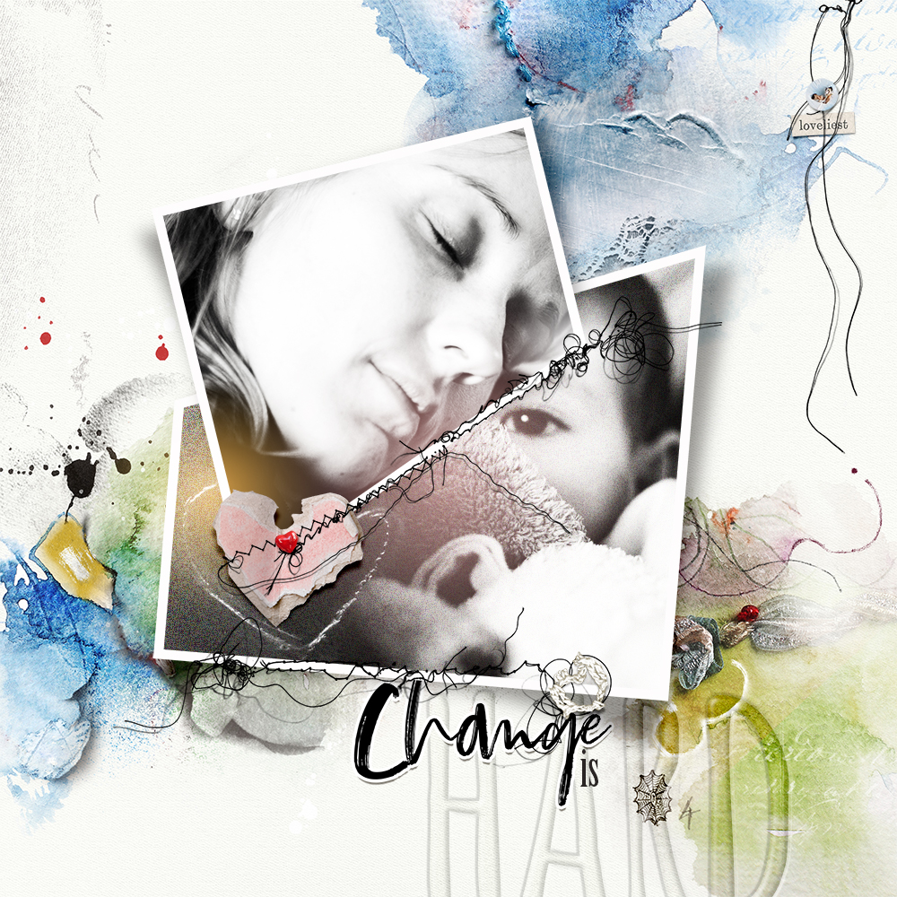 Cut, Blend and Align Digital Scrapbook Layout Design - Image 4