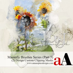 Masterly Brushes (2) Design Custom Clipping Masks